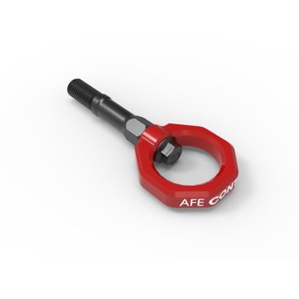 Afe Control Rear Tow Hook Red