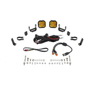Allows for installation of SS3 LED pods on bumper roll bars.