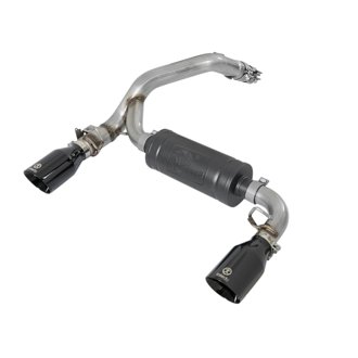 Takeda 3 IN 304 Stainless Steel Axle-Back Exhaust System w/ Black Tip