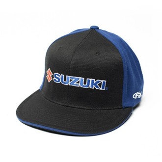 Suzuki Team Flex-Style Hat / Black-Blue (S/M