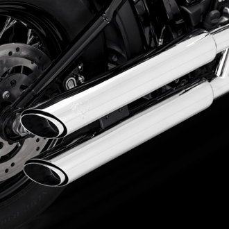 18-22 Harley-Davidson Softail Twin Slash S/OS PCX Slip-On Exhaust - Chrome