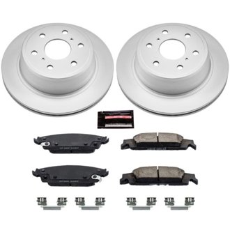 Evolution Coated Rotor And Low-Dust Ceramic Brake Pad Kit