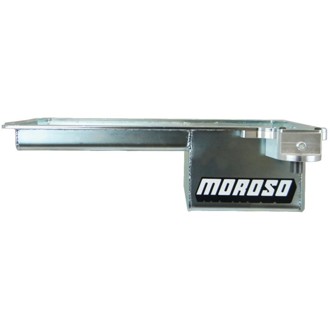 GM LS Swap (w/Rear Sump & Spin-On Oil Filter Adapter) Wet Sump 5qt 6in Steel Oil Pan