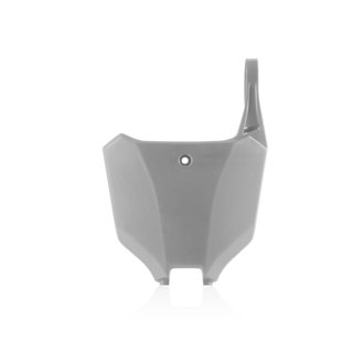 21+ Honda CRF250R/RX/ CRF450R/RX/ CRF450R-S Front Number Plate - Gray