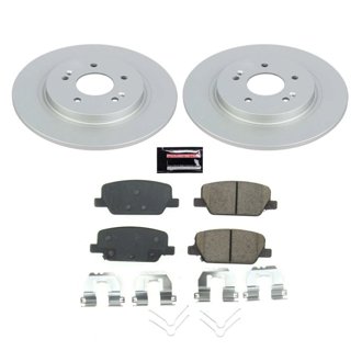 Evolution Coated Rotor And Low-Dust Ceramic Brake Pad Kit