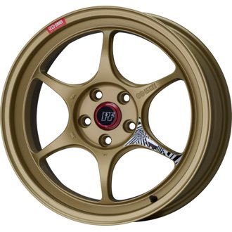 PF06 18x9in 5x114.3 BP 42mm Offset 75mm Bore Gold Wheel