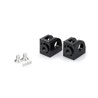 Adaptor Adjustable Rider Footpeg Black