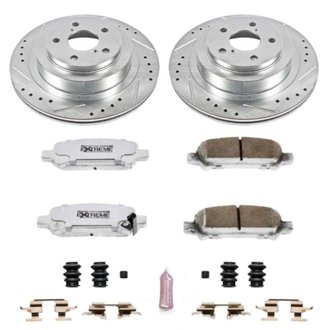 Z26 Street Performance Ceramic Brake Pad and Drilled & Slotted Rotor Kit