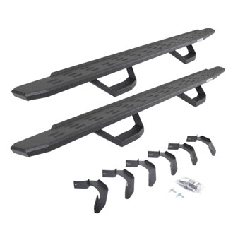 RB30 Running Boards with Mounting Brackets, 2 Pairs Drop Steps Kit