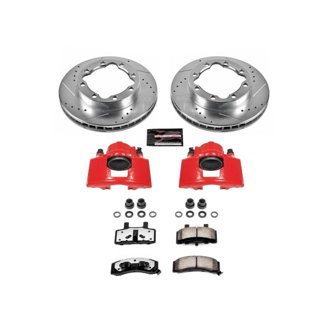 Z36 Truck and SUV Ceramic Brake Pad, Drilled & Slotted Rotor, and Caliper Kit