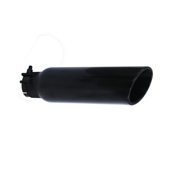 Black Powder Coated Stainless Steel Exhaust Tip