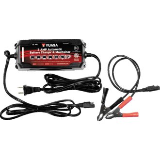 Yuasa 3 Amp Charger & Maintainer - 12V
