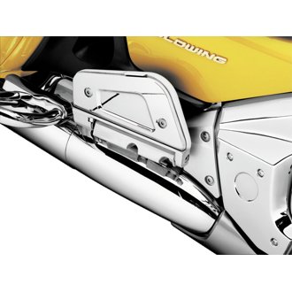 Passenger Floorboard Cover 01-17 Honda GL1800 Chrome