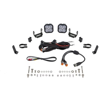 Allows for installation of SS3 LED pods on bumper roll bars.