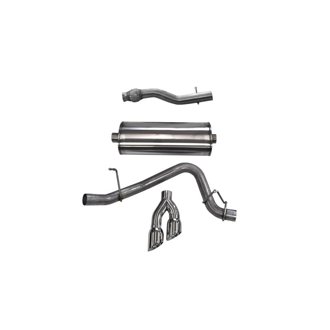 Corsa 2015-2020 GMC Yukon XL 1500 5.3L V8 3in Cat-Back Single Side Exit Twin 4in Polished Tips