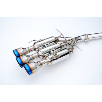 17+ Honda Civic SI Coupe Gemini Triple Titanium Tip Cat-back Exhaust