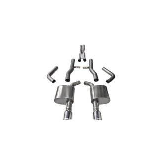 Corsa 2015-2023 Dodge Charger SRT/Scat Pack/R/T 6.4L Polished Xtreme Cat-Back Exhaust