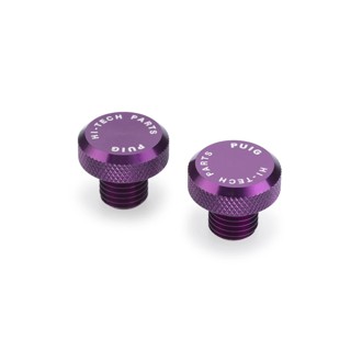 Mirror Hole Screw Plug Purple