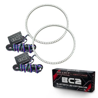 Wrangler JL/Gladiator JT LED Surface Mount Headlight Halo Kit - ColorSHIFT BC2