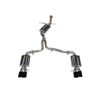 AWE Touring Edition for B8/B8.5 A4 2.0T - Quad Tip, Diamond Black Tips