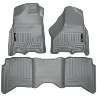 2012 Dodge Ram 1500/2500/3500 Crew Cab WeatherBeater Combo Gray Floor Liners