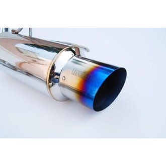 92-99 Honda Civic EX/SI Models Only Coupe 60mm (101mm tip) Titanium Tip Cat-Back Exhaust