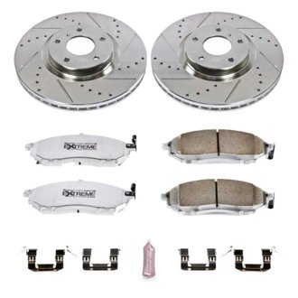 Z26 Street Performance Ceramic Brake Pad and Drilled & Slotted Rotor Kit