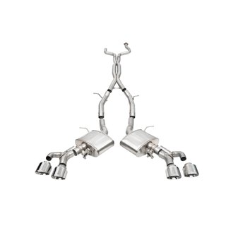 Corsa 22-25 Cadillac CT4 V Blackwing 3in Active Valve Cat-Back - 4.5in Polished Tip