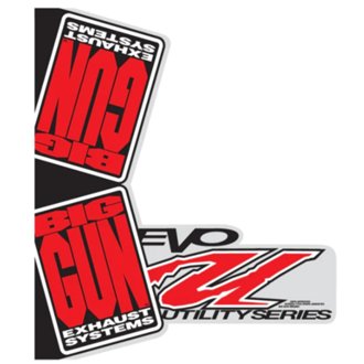 Evo U Muffler Wrap Decal