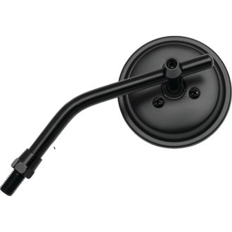 3in Adjustable Round Mirror 10mm - Each - Black