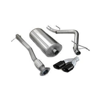 Corsa 2007-2008 Chevrolet Silverado Crew Cab/Short Bed 1500 5.3L V8 Black Sport Cat-Back Exhaust