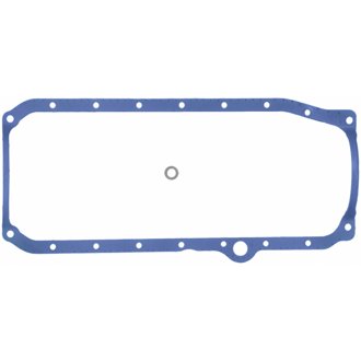 Engine Oil Pan Gasket Set 18 Bolt Hole One Piece Gasket