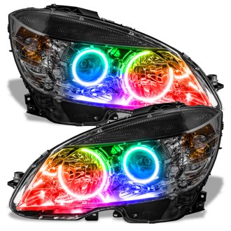 Smd Pre-Assembled Headlights, Black Bezel, Colorshift(Tm) - No Controller
