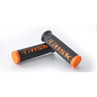 ATV/MTB GRIPS - FUSION 2.0 WITH GRIP TECH ORANGE