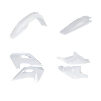 24+ Husqvarna 250-501 FE/ TE Plastic Kit - White 20