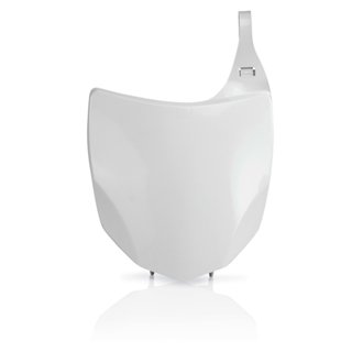 09-12 Kawasaki KX250F/450F Front Number Plate - White