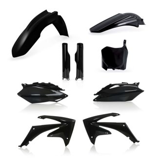 09-13 Honda CRF250R/ CRF450R Full Plastic Kit - Black