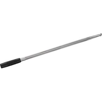 Billet Antenna Round/Grooved Chrome
