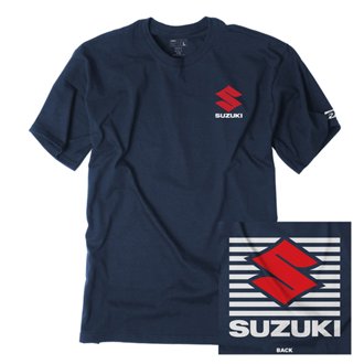 Suzuki Shutter T- Shirt /Navy (M