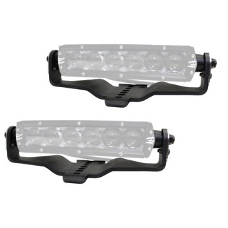 XE Hood Hinge Light Mounts for Jeep JL/JT (Pair) - Fits 6" Single Row LED Bar