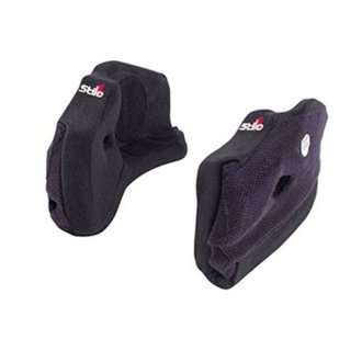 ST5 Series Helmet Cheek Pads - 25MM - Black - Pair