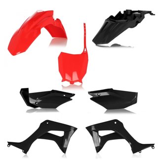 19-24 Honda CRF110F Full Plastic Kit - Red/Black