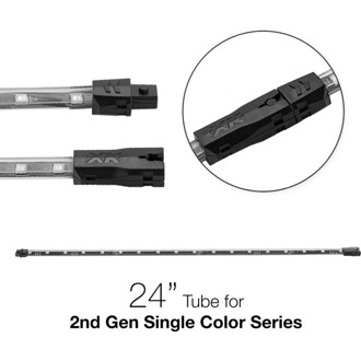 Single Color 24in Tube Single Color PINK - 2nd Gen