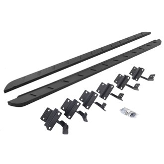 RB10 Slim Line Running Boards with Mounting Brackets Kit