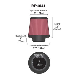 Universal Clamp-On Air Filter