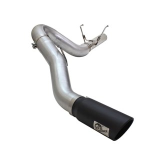 ATLAS 5 IN Aluminized Steel DPF-Back Exhaust System w/Black Tip
