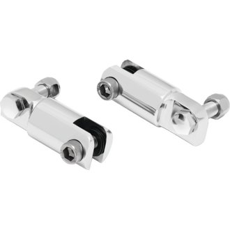2-1/4in Stirrup Heel Rest Extenders Chrome
