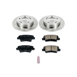 Oe Stock Replacement Low-Dust Ceramic Brake Pad And Rotor Kit