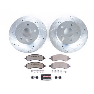 Z36 Truck and SUV Carbon-Fiber Ceramic Brake Pad and Drilled & Slotted Rotor Kit