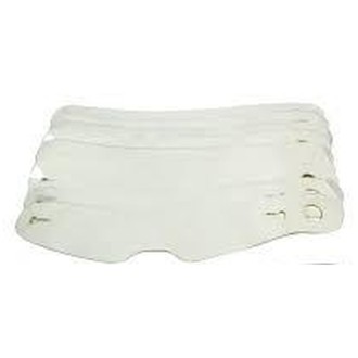 2mm Clear Helmet Face Shield Tear-Offs - Vesta - Pack of 20